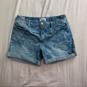 Paisley Jean Shorts
